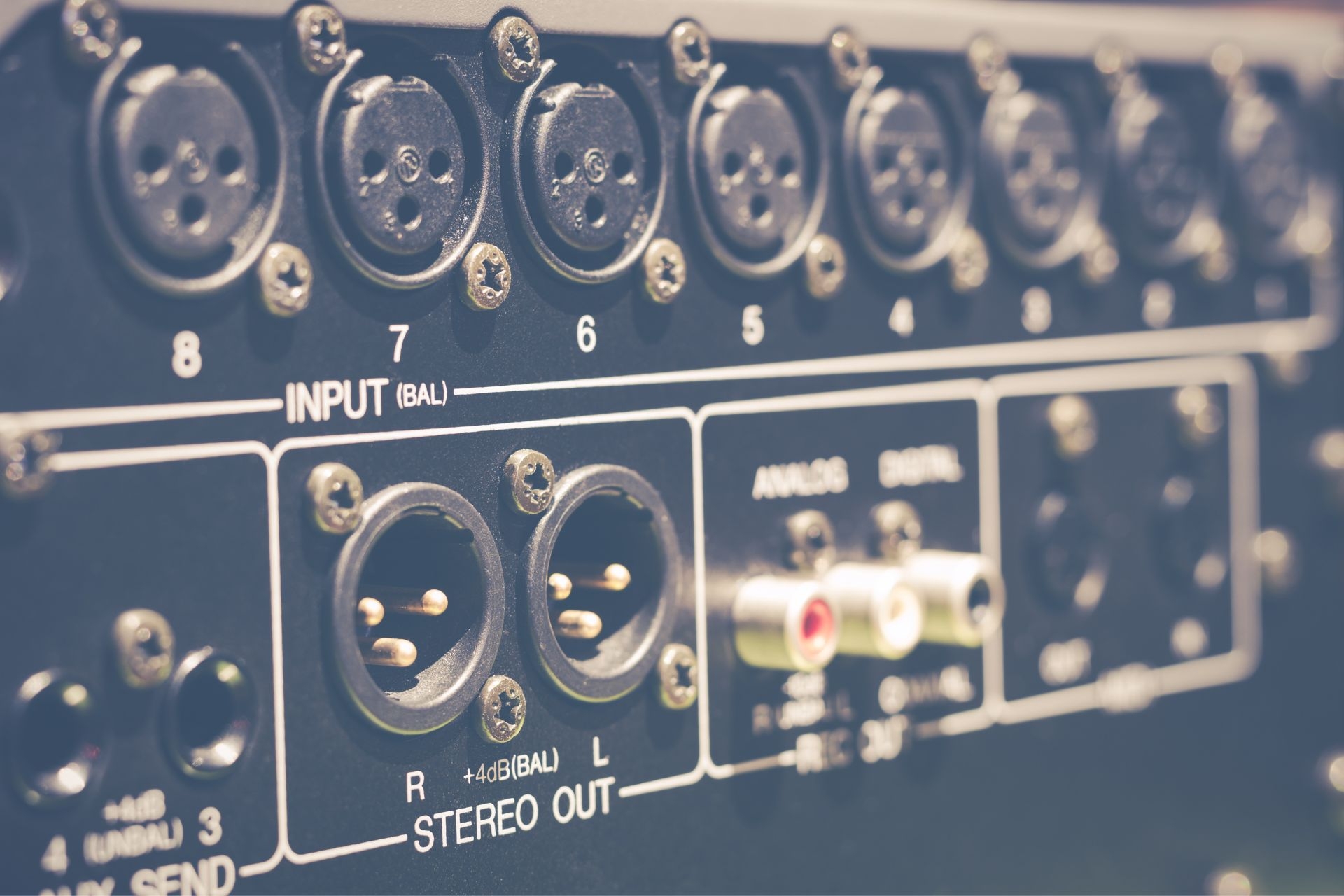 Can rack-mountable audio mixers be used for live performances as well as studio recordings?