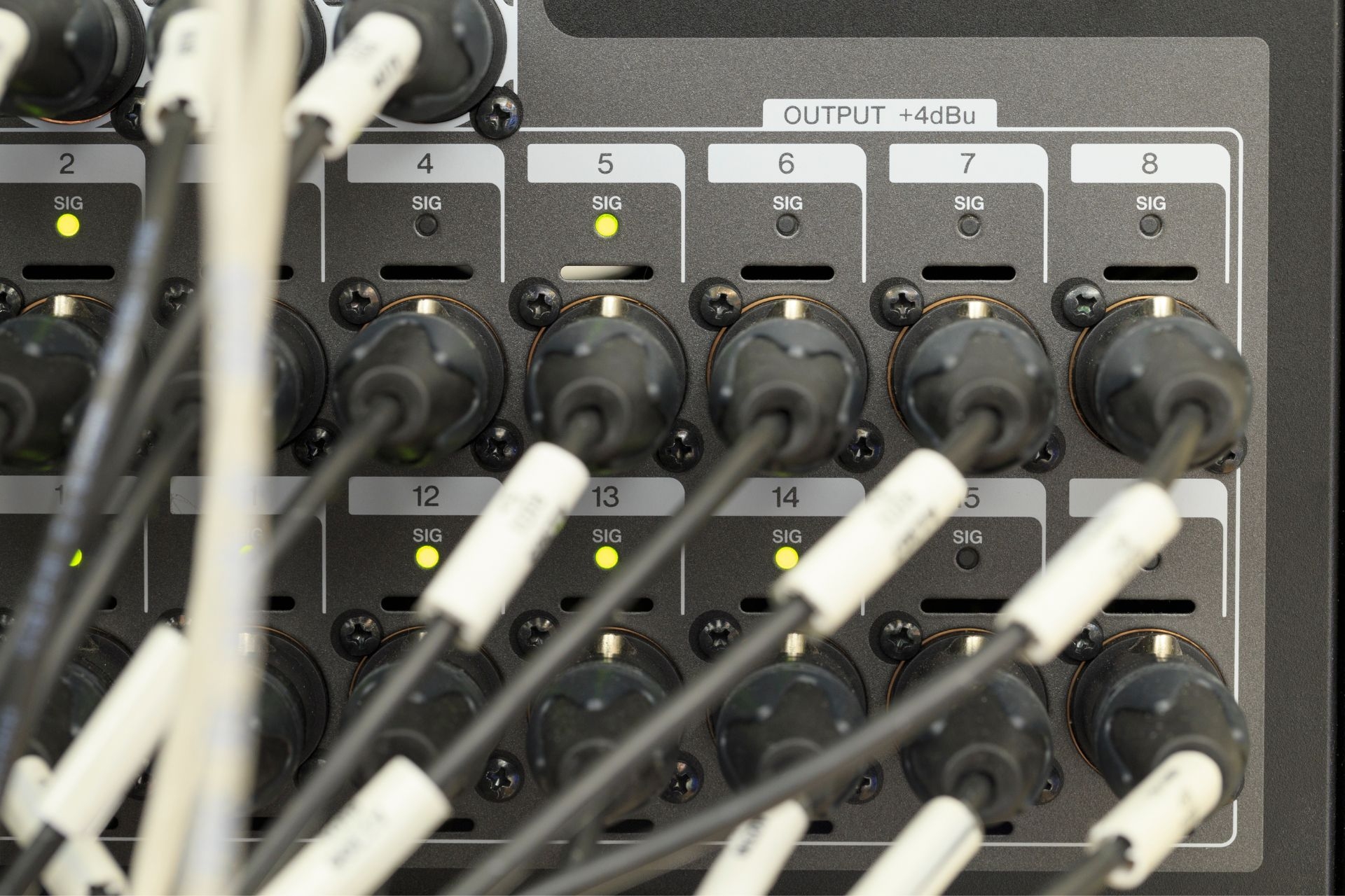 Rack-Mounted Dante Audio Interfaces